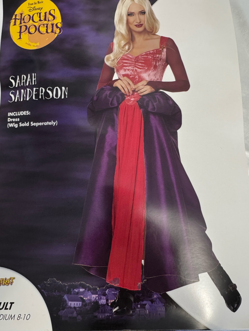 Spirit Disney Hocus Pocus Sarah Sanderson Halloween Dress Up Costume